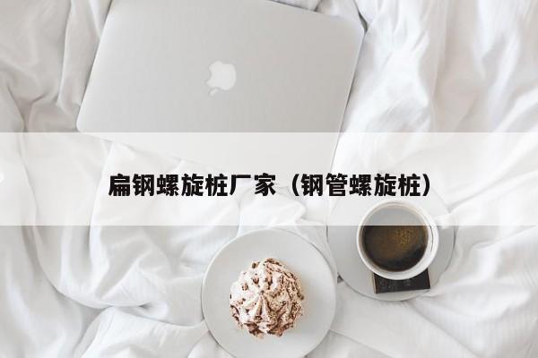 扁钢螺旋桩厂家（钢管螺旋桩）